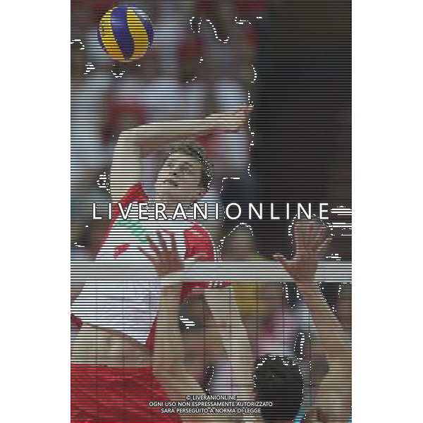 29.06.2011 KATOWICE - SPODEK (KATOWICE,SILESIA POLAND -SPODEK ARENA), SIATKOWKA MEZCZYZN (VOLLEYBALL MEN\'S), LIGA SWIATOWA 2011 - GRUPA B (VOLLEYBALL WORLD LEAGUE 2010 - PREELIMINARY ROUNDPOOL B GAME), MECZ POLSKA - BRAZYLIA (GAME POLAND - BRAZIL) NZ PIOTR NOWAKOWSKI (L) FOTO LUKASZ GROCHALA/ CYFRASPORT/NEWSPIX.PL --- Newspix.pl *** Local Caption *** www.newspix.pl mail us: info@newspix.pl call us: 0048 022 23 22 222 --- Polish Picture Agency by Ringier Axel Springer Poland