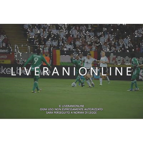 (110630) -- FRANKFURT, June 30, 2011 () -- Germany\'s player Birgit Prinz (No. 9) vies with Nigeria\'s Faith Ikidi (No. 14) during the second round Group A match between Germany and Nigeria at the FIFA Women\'s World Cup Germany 2011 in Frankfurt, Germany, June 30, 2011. Germany won the match 1-0. (/Li Jundong) (zw)