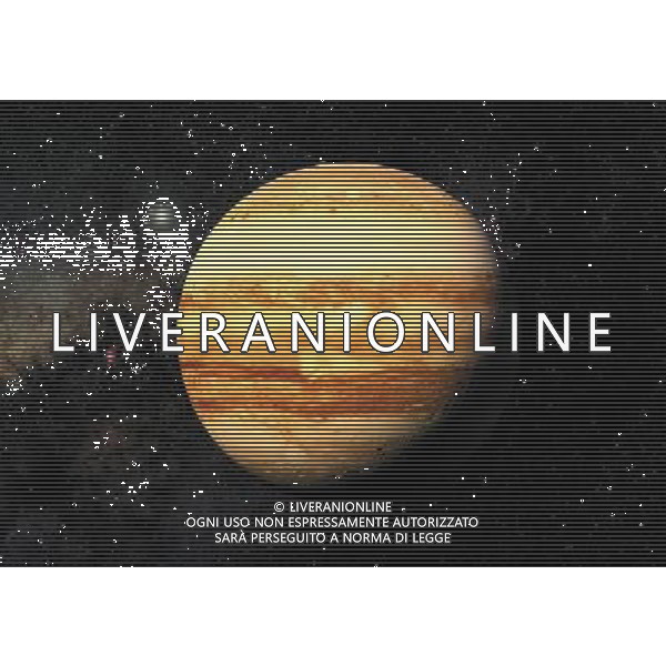 PIANETI NELLA FOTO IL PIANETA GIOVE AGENZIA ALDO LIVERANI IFC