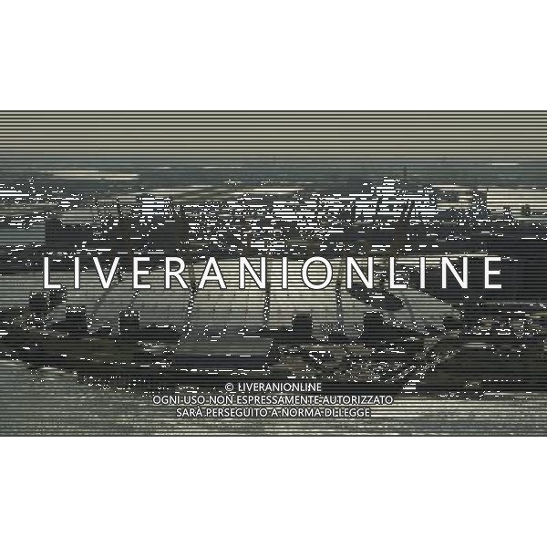 A general view of the O2 Arena, The River Thames and the Thames Barrier 29th June 2011 picture by Marc Larkin/Photoshot.