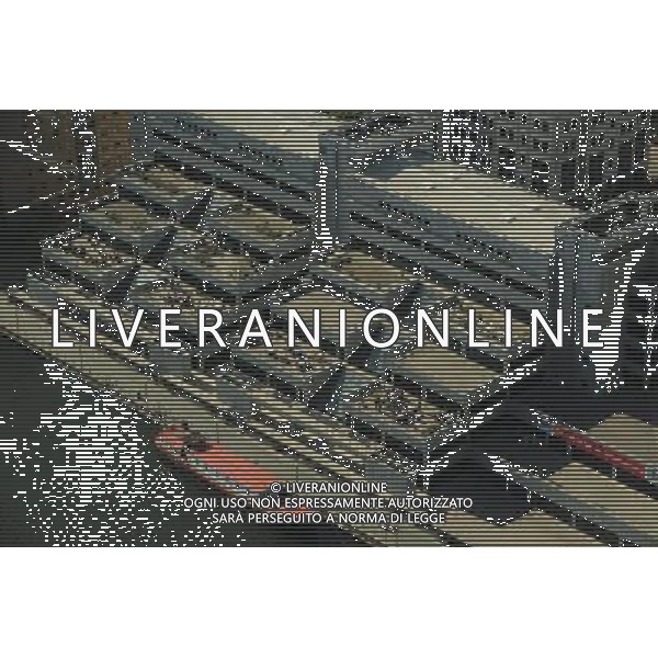A general view of canal barges in Canary Wharf 29th June 2011 picture by Marc Larkin/Photoshot.