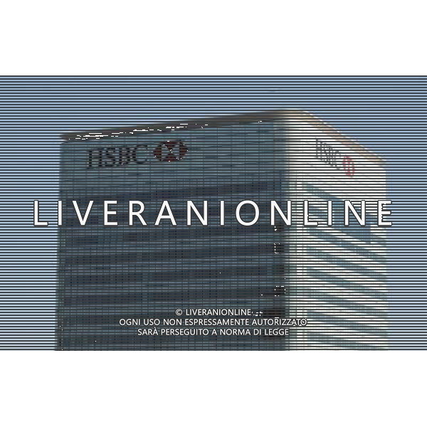 A general view of the HSBC Building in Canary Wharf and surrounding area\'s 29th June 2011 picture by Marc Larkin/Photoshot.