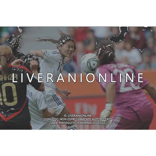 LEVERKUSEN, July 1, 2011 ()Homare Sawa(2nd, R) of Japan scores during the second round Group B match between Japan and Mexico at the FIFA Women\'s World Cup Germany 2011 in Leverkusen, Germany, July 1, 2011. (/Wu Wei)(wll)