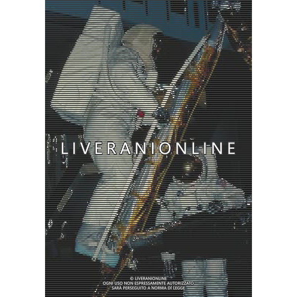 NELLA FOTO ASTRONAUTA NELLO SPAZIO AGENZIA ALDO LIVERANI IFC