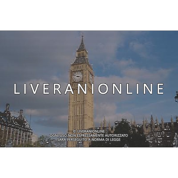 LONDRA NELLA FOTO IL BIG BEN AGENZIA ALDO LIVERANI IFC