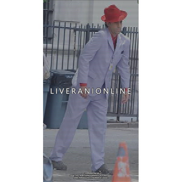 Actor Sacha Baron Cohen filming on location for \'The Dictator\' on the streets of Manhattan on June 30, 2011in New York City.