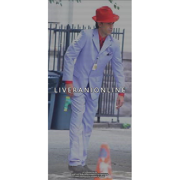 Actor Sacha Baron Cohen filming on location for \'The Dictator\' on the streets of Manhattan on June 30, 2011in New York City.