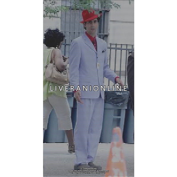 Actor Sacha Baron Cohen filming on location for \'The Dictator\' on the streets of Manhattan on June 30, 2011in New York City.