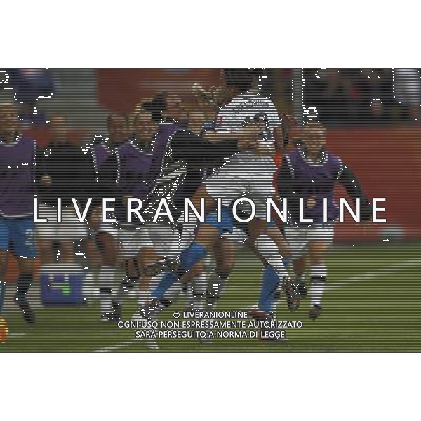 (110701) -- DRESDEN, July 1, 2011 -- New Zealand\'s Sarah Gregorius (Front) celebrates after she scores during the second round Group B match between New Zealand and England at the 2011 FIFA Women\'s World Cup in Dresden, Germany, July 1, 2011. England beat New Zealand 2-1. Ding Xu) (wjd) ©PHOTOSHOT/Agenzia Aldo Liverani Sas - ITALY ONLY: INGHILTERRA - NUOVA ZELANDA Campionati Mondiali di calcio femminile FIFA Cup Germania 2011