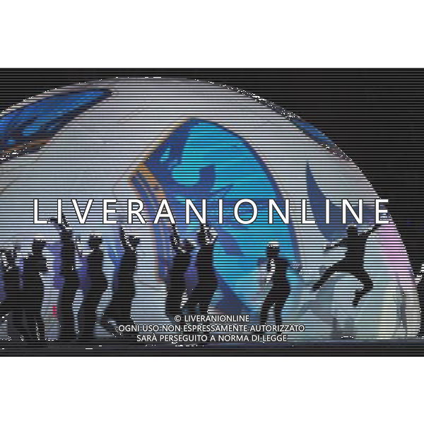 (110702) -- LA PLATA, July 2, 2011 -- Artists perform at the opening ceremony of Copa America 2011 in La Plata city, Argentina, on July 1, 2011. Fernando Sturla/T®¶lam) (djj)