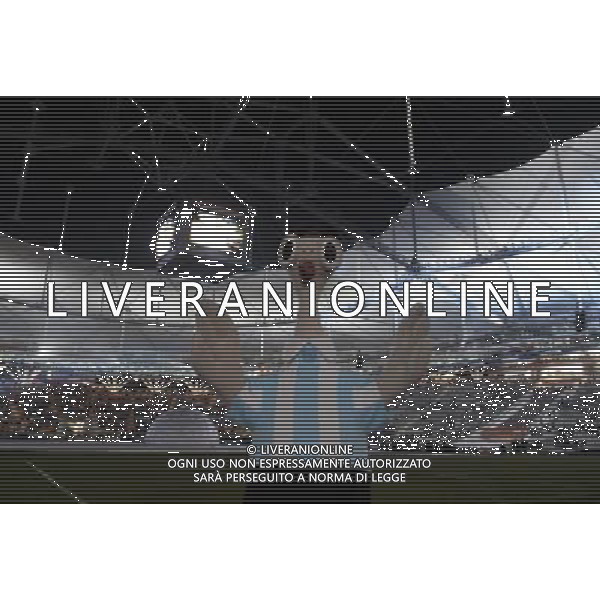 (110702) -- LA PLATA, July 2, 2011 -- The official mascot of Copa America 2011 \'Tangolero\' is seen at the La Plata stadium prior to the opening ceremony in La Plata city, Argentina, on July 1, 2011. Alberto Raggio) (djj)