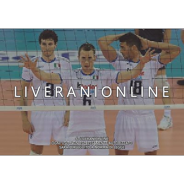 World League 2011 di Volley Pool D Modena - 01.07.2011 Italia-Cuba Nella Foto:Barone Rocco-Maruotti Gabriele-Sabbi Giulio /Ph.Vitez-Ag. Aldo Liverani