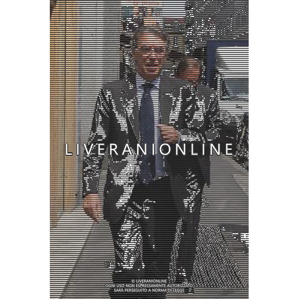 MILANO - 05/07/2011 MASSIMO MORATTI ARRIVA NELLA SEDE DELLA SARAS IL GIORNO DOPO LA RELAZIONE DI DEL PROCURATORE DELLA FIGC STEFANO PALAZZI RIGUARDANTE LO SCUDETTO 2005/2006 NELLA FOTO MASSIMO MORATTI PH.FIOCHI/ALDO LIVERANI SAS