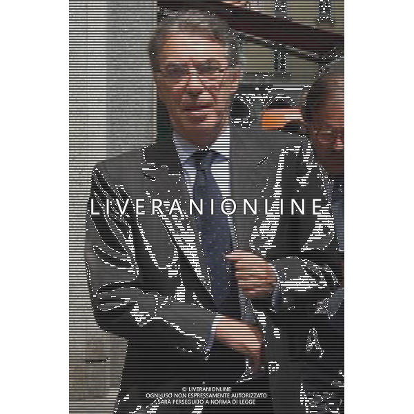 MILANO - 05/07/2011 MASSIMO MORATTI ARRIVA NELLA SEDE DELLA SARAS IL GIORNO DOPO LA RELAZIONE DI DEL PROCURATORE DELLA FIGC STEFANO PALAZZI RIGUARDANTE LO SCUDETTO 2005/2006 NELLA FOTO MASSIMO MORATTI PH.FIOCHI/ALDO LIVERANI SAS