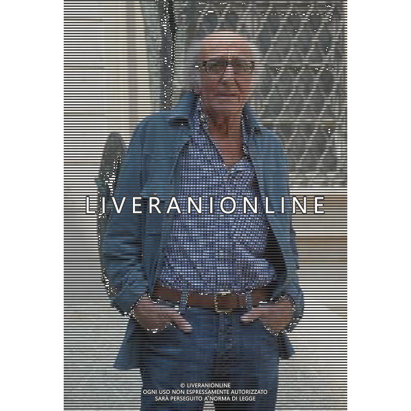 MILANO 5/7/2011 PALAZZO REALE MOSTRA DELL SCULTORE NAG ARNOLDI NELLA FOTO IL MAESTRO NAG ARNOLDI FOTO ROMANO/AG ALDO LIVERANI