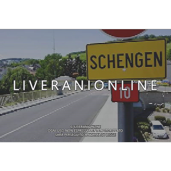 Schengen, Luxembourg on 2011-07-04 - The Schengen Area comprises the territories of twenty-five European countries that have implemented the Schengen Agreement signed in the town of Schengen, Luxembourg, in 1985. The Schengen Area operates very much like a single state for international travel with border controls for those travelling in and out of the area, but with no internal border controls
