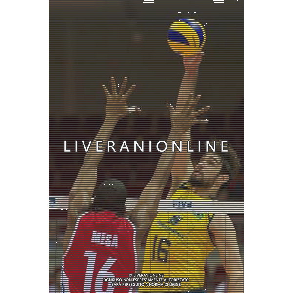 06.07.2011 - Gdansk , ERGO Arena , Siatkowka mezczyzn (Volleyball men\'s) , Finaly Ligi Swiatowej 2011 , FIVB World League Final 2011 , Brasil - Cuba N/Z Mesa , Lucas Fot. Mariusz Palczynski / Edytor.net / Newspix.pl --- Newspix.pl *** Local Caption *** www.newspix.pl mail us: info@newspix.pl call us: 0048 022 23 22 222 --- Polish Picture Agency by Ringier Axel Springer Poland
