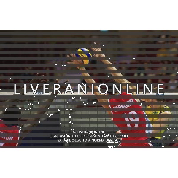 06.07.2011 - Gdansk , ERGO Arena , Siatkowka mezczyzn (Volleyball men\'s) , Finaly Ligi Swiatowej 2011 , FIVB World League Final 2011 , Brasil - Cuba N/Z Camejo , Hernandez , Murilo Fot. Mariusz Palczynski / Edytor.net / Newspix.pl --- Newspix.pl *** Local Caption *** www.newspix.pl mail us: info@newspix.pl call us: 0048 022 23 22 222 --- Polish Picture Agency by Ringier Axel Springer Poland
