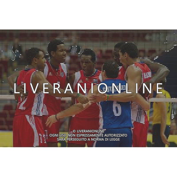 06.07.2011 - Gdansk , ERGO Arena , Siatkowka mezczyzn (Volleyball men\'s) , Finaly Ligi Swiatowej 2011 , FIVB World League Final 2011 , Brasil - Cuba N/Z Siatkarze Kuby Fot. Mariusz Palczynski / Edytor.net / Newspix.pl --- Newspix.pl *** Local Caption *** www.newspix.pl mail us: info@newspix.pl call us: 0048 022 23 22 222 --- Polish Picture Agency by Ringier Axel Springer Poland