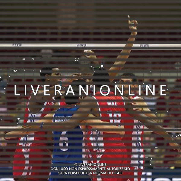 06.07.2011 - Gdansk , ERGO Arena , Siatkowka mezczyzn (Volleyball men\'s) , Finaly Ligi Swiatowej 2011 , FIVB World League Final 2011 , Brasil - Cuba N/Z Siatkarze Kuby Fot. Mariusz Palczynski / Edytor.net / Newspix.pl --- Newspix.pl *** Local Caption *** www.newspix.pl mail us: info@newspix.pl call us: 0048 022 23 22 222 --- Polish Picture Agency by Ringier Axel Springer Poland