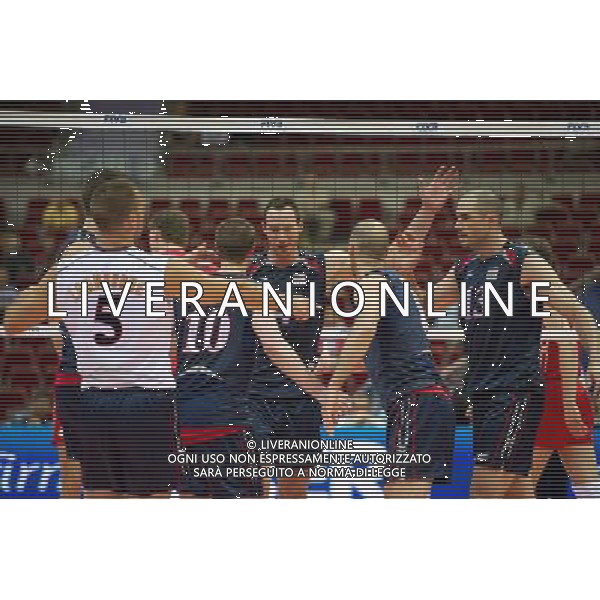 06.07.2011 - Gdansk , ERGO Arena , Siatkowka mezczyzn (Volleyball men\'s) , Finaly Ligi Swiatowej 2011 , FIVB World League Final 2011 , USA - Russia N/Z Reprezentacja USA Fot. Mariusz Palczynski / Edytor.net/NEWSPIX.PL --- Newspix.pl *** Local Caption *** www.newspix.pl mail us: info@newspix.pl call us: 0048 022 23 22 222 --- Polish Picture Agency by Ringier Axel Springer Poland