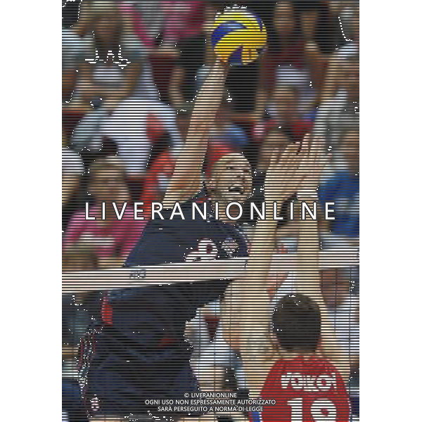 06.07.2011 GDANSK ERGO ARENA SIATKOWKA FINAL LIGI SWIATOWEJ 2011 LIGA SWIATOWA VOLLEYBALL WORLD LEAGUE FINALS 2011 ROSJA - USA (RUSSIA VS. USA) N/Z WILLIAM PRIDDY FOT LUKASZ LASKOWSKI / PRESSFOCUS NEWSPIXPL --- Newspix.pl *** Local Caption *** www.newspix.pl mail us: info@newspix.pl call us: 0048 022 23 22 222 --- Polish Picture Agency by Ringier Axel Springer Poland