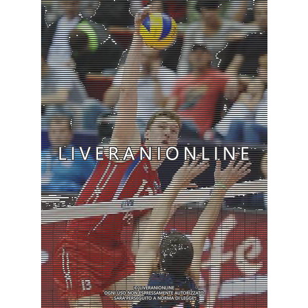 06.07.2011 GDANSK ERGO ARENA SIATKOWKA FINAL LIGI SWIATOWEJ 2011 LIGA SWIATOWA VOLLEYBALL WORLD LEAGUE FINALS 2011 ROSJA - USA (RUSSIA VS. USA) N/Z DIMITRIY MUSERSKIY FOT LUKASZ LASKOWSKI / PRESSFOCUS NEWSPIXPL --- Newspix.pl *** Local Caption *** www.newspix.pl mail us: info@newspix.pl call us: 0048 022 23 22 222 --- Polish Picture Agency by Ringier Axel Springer Poland