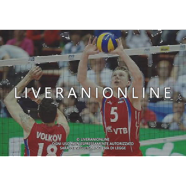 06.07.2011 GDANSK ERGO ARENA SIATKOWKA FINAL LIGI SWIATOWEJ 2011 LIGA SWIATOWA VOLLEYBALL WORLD LEAGUE FINALS 2011 ROSJA - USA (RUSSIA VS. USA) N/Z SERGEY GRANKIN FOT LUKASZ LASKOWSKI / PRESSFOCUS NEWSPIXPL --- Newspix.pl *** Local Caption *** www.newspix.pl mail us: info@newspix.pl call us: 0048 022 23 22 222 --- Polish Picture Agency by Ringier Axel Springer Poland