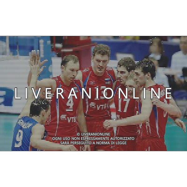 06.07.2011 GDANSK ERGO ARENA SIATKOWKA FINAL LIGI SWIATOWEJ 2011 LIGA SWIATOWA VOLLEYBALL WORLD LEAGUE FINALS 2011 ROSJA - USA (RUSSIA VS. USA) N/Z KTEI TARAS DIMITRIY MUSERSKIY MAXIM MIKHAYLOVSERGEY GRANKIN FOT LUKASZ LASKOWSKI / PRESSFOCUS NEWSPIXPL --- Newspix.pl *** Local Caption *** www.newspix.pl mail us: info@newspix.pl call us: 0048 022 23 22 222 --- Polish Picture Agency by Ringier Axel Springer Poland