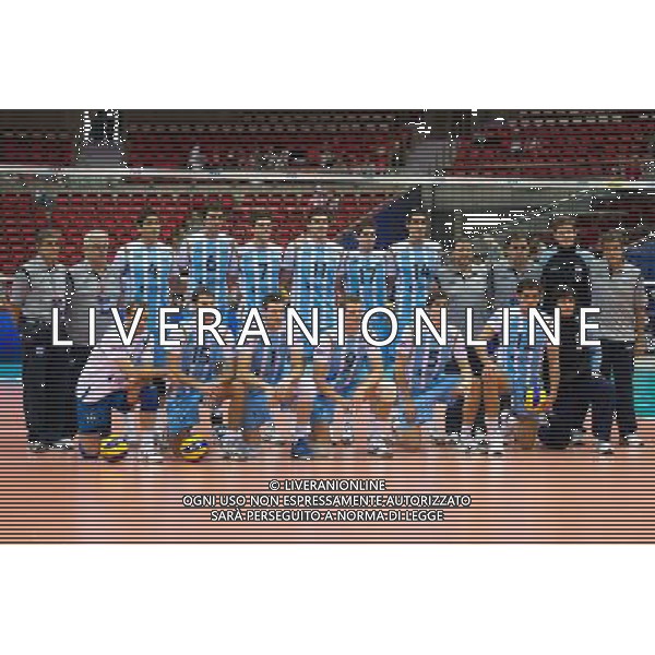06.07.2011 - Gdansk , ERGO Arena , Siatkowka mezczyzn (Volleyball men\'s) , Finaly Ligi Swiatowej 2011 , FIVB World League Final 2011 , Argentina - Italy N/Z Reprezentacja Argentyny Fot. Mariusz Palczynski / Edytor.net / Newspix.pl --- Newspix.pl *** Local Caption *** www.newspix.pl mail us: info@newspix.pl call us: 0048 022 23 22 222 --- Polish Picture Agency by Ringier Axel Springer Poland