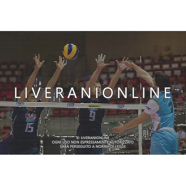 06.07.2011 - Gdansk , ERGO Arena , Siatkowka mezczyzn (Volleyball men\'s) , Finaly Ligi Swiatowej 2011 , FIVB World League Final 2011 , Argentina - Italy N/Z Emanuele Birarelli , Ivan Zaytsev , Facundo Conde Fot. Mariusz Palczynski / Edytor.net / Newspix.pl --- Newspix.pl *** Local Caption *** www.newspix.pl mail us: info@newspix.pl call us: 0048 022 23 22 222 --- Polish Picture Agency by Ringier Axel Springer Poland