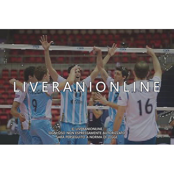 06.07.2011 - Gdansk , ERGO Arena , Siatkowka mezczyzn (Volleyball men\'s) , Finaly Ligi Swiatowej 2011 , FIVB World League Final 2011 , Argentina - Italy N/Z Siatakrze Argentyny Fot. Mariusz Palczynski / Edytor.net / Newspix.pl --- Newspix.pl *** Local Caption *** www.newspix.pl mail us: info@newspix.pl call us: 0048 022 23 22 222 --- Polish Picture Agency by Ringier Axel Springer Poland