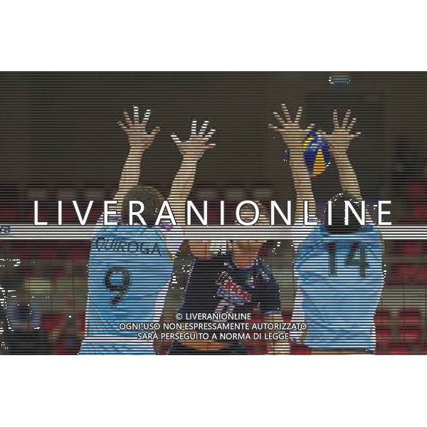 06.07.2011 - Gdansk , ERGO Arena , Siatkowka mezczyzn (Volleyball men\'s) , Finaly Ligi Swiatowej 2011 , FIVB World League Final 2011 , Argentina - Italy N/Z Quiroga , Zaytsev , Crer Fot. Mariusz Palczynski / Edytor.net / Newspix.pl --- Newspix.pl *** Local Caption *** www.newspix.pl mail us: info@newspix.pl call us: 0048 022 23 22 222 --- Polish Picture Agency by Ringier Axel Springer Poland