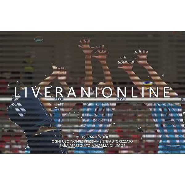 06.07.2011 - Gdansk , ERGO Arena , Siatkowka mezczyzn (Volleyball men\'s) , Finaly Ligi Swiatowej 2011 , FIVB World League Final 2011 , Argentina - Italy N/Z Savani , Crer , Quiroga Fot. Mariusz Palczynski / Edytor.net / Newspix.pl --- Newspix.pl *** Local Caption *** www.newspix.pl mail us: info@newspix.pl call us: 0048 022 23 22 222 --- Polish Picture Agency by Ringier Axel Springer Poland