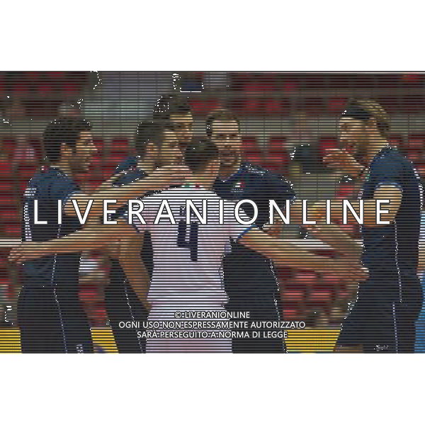 06.07.2011 - Gdansk , ERGO Arena , Siatkowka mezczyzn (Volleyball men\'s) , Finaly Ligi Swiatowej 2011 , FIVB World League Final 2011 , Argentina - Italy N/Z Reprezentanci Wloch Fot. Mariusz Palczynski / Edytor.net / Newspix.pl --- Newspix.pl *** Local Caption *** www.newspix.pl mail us: info@newspix.pl call us: 0048 022 23 22 222 --- Polish Picture Agency by Ringier Axel Springer Poland