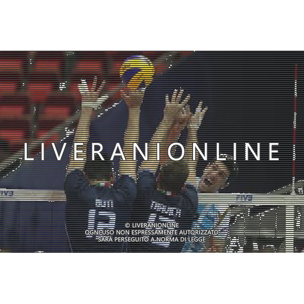 06.07.2011 GDANSK , ERGO ARENA , SIATKOWAK , LIGA SWIATOWA 2011 , FAZA FINALOWA , GRUPA E , MECZ ARGENTYNA - WLOCHY , VOLLEYBALL , FIVB MEN\'S VOLLEUBALL WORLD LEAGUE 2011, FINAL ROUND , POOL E , GAME BETWEEN ARGENTINA - ITALY N/Z: 12 - SIMONE BUTI , 13- DRAGAN TRAVICA (ITA) , (P/R) FACUNDO CONTE (ARG) FOTO JAKUB PIASECKI / CYFRASPORT / NEWSPIX.PL --- Newspix.pl *** Local Caption *** www.newspix.pl mail us: info@newspix.pl call us: 0048 022 23 22 222 --- Polish Picture Agency by Ringier Axel Springer Poland