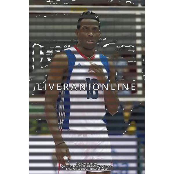 07.07.2011 - Gdansk , ERGO Arena , Siatkowka mezczyzn (Volleyball men\'s) , Finaly Ligi Swiatowej 2011 , FIVB World League Final 2011 , Kuba (biale) - Rosja (niebieskie) N/Z Diaz Fot. Mariusz Palczynski / Edytor.net / Newspix.pl --- Newspix.pl *** Local Caption *** www.newspix.pl mail us: info@newspix.pl call us: 0048 022 23 22 222 --- Polish Picture Agency by Ringier Axel Springer Poland