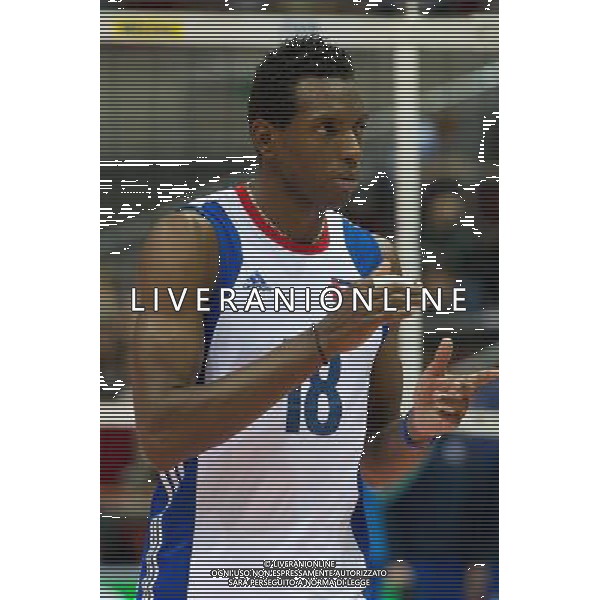 07.07.2011 - Gdansk , ERGO Arena , Siatkowka mezczyzn (Volleyball men\'s) , Finaly Ligi Swiatowej 2011 , FIVB World League Final 2011 , Kuba (biale) - Rosja (niebieskie) N/Z Diaz Fot. Mariusz Palczynski / Edytor.net / Newspix.pl --- Newspix.pl *** Local Caption *** www.newspix.pl mail us: info@newspix.pl call us: 0048 022 23 22 222 --- Polish Picture Agency by Ringier Axel Springer Poland