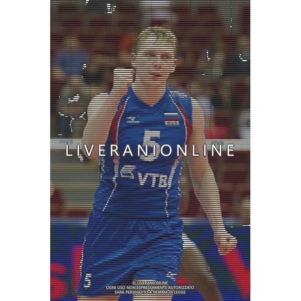 07.07.2011 - Gdansk , ERGO Arena , Siatkowka mezczyzn (Volleyball men\'s) , Finaly Ligi Swiatowej 2011 , FIVB World League Final 2011 , Kuba (biale) - Rosja (niebieskie) N/Z Sergey Grankin Fot. Mariusz Palczynski / Edytor.net / Newspix.pl --- Newspix.pl *** Local Caption *** www.newspix.pl mail us: info@newspix.pl call us: 0048 022 23 22 222 --- Polish Picture Agency by Ringier Axel Springer Poland