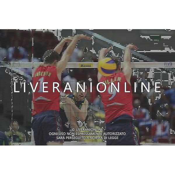07.07.2011 GDANSK , ERGO ARENA , SIATKOWAK , 06-10.07.2011 LIGA SWIATOWA 2011 , FAZA FINALOWA , GRUPA F , MECZ USA - BRAZYLIA , VOLLEYBALL , FIVB MEN\'S VOLLEUBALL WORLD LEAGUE 2011, FINAL ROUND , POOL F , GAME BETWEEN USA - BRAZIL N/Z: (L) MATTHEM ANDESON (USA) , (S) FABRICIO THEO (BRA) , (P) RYAN MILLAR (USA) FOTO JAKUB PIASECKI / CYFRASPORT / NEWSPIX.PL --- Newspix.pl *** Local Caption *** www.newspix.pl mail us: info@newspix.pl call us: 0048 022 23 22 222 --- Polish Picture Agency by Ringier Axel Springer Poland