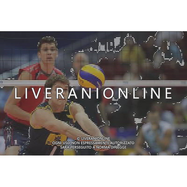 07.07.2011 GDANSK-SOPOT;ENERGO ARENA (GDANSK-SOPOT POLAND -ENERGO ARENA), SIATKOWKA MEZCZYZN (VOLLEYBALL MEN\'S), LIGA SWIATOWA 2011 - FINALY GRUPA E ( VOLLEYBALL WORLD LEAGUE 2011 - FINALS POOL F), MECZ USA-BRAZYLIA (GAME USA UNITED STATES OF AMERICA-BRAZIL) NZ BRUNO REZENDE FOTO LUKASZ GROCHALA/ CYFRASPORT / NEWSPIX.PL --- Newspix.pl *** Local Caption *** www.newspix.pl mail us: info@newspix.pl call us: 0048 022 23 22 222 --- Polish Picture Agency by Ringier Axel Springer Poland