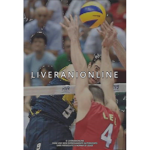 07.07.2011 GDANSK ERGO ARENA SIATKOWKA FINAL LIGI SWIATOWEJ 2011 LIGA SWIATOWA VOLLEYBALL WORLD LEAGUE FINALS 2011 USA - BRAZYLIA (USA VS. BRASIL) N/Z THEO FABRICIO NERY LOPES FOT LUKASZ LASKOWSKI / PRESSFOCUS NEWSPIXPL --- Newspix.pl *** Local Caption *** www.newspix.pl mail us: info@newspix.pl call us: 0048 022 23 22 222 --- Polish Picture Agency by Ringier Axel Springer Poland
