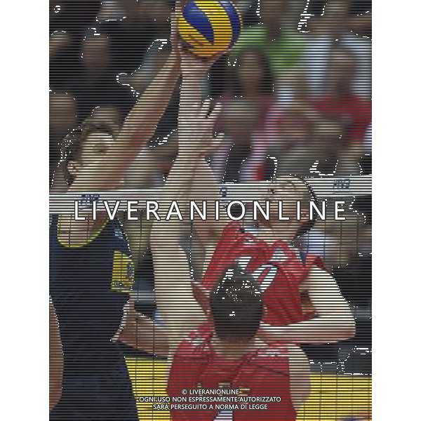 07.07.2011 GDANSK ERGO ARENA SIATKOWKA FINAL LIGI SWIATOWEJ 2011 LIGA SWIATOWA VOLLEYBALL WORLD LEAGUE FINALS 2011 USA - BRAZYLIA (USA VS. BRASIL) N/Z ENDRES MURILO BRIAN THORTON FOT LUKASZ LASKOWSKI / PRESSFOCUS NEWSPIXPL --- Newspix.pl *** Local Caption *** www.newspix.pl mail us: info@newspix.pl call us: 0048 022 23 22 222 --- Polish Picture Agency by Ringier Axel Springer Poland