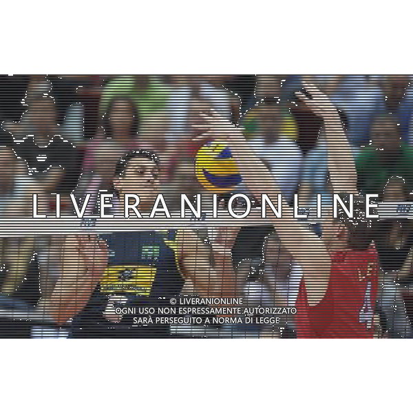 07.07.2011 GDANSK ERGO ARENA SIATKOWKA FINAL LIGI SWIATOWEJ 2011 LIGA SWIATOWA VOLLEYBALL WORLD LEAGUE FINALS 2011 USA - BRAZYLIA (USA VS. BRASIL) N/Z SIDAO SIDNEI DOS SANTOS FOT LUKASZ LASKOWSKI / PRESSFOCUS NEWSPIXPL --- Newspix.pl *** Local Caption *** www.newspix.pl mail us: info@newspix.pl call us: 0048 022 23 22 222 --- Polish Picture Agency by Ringier Axel Springer Poland