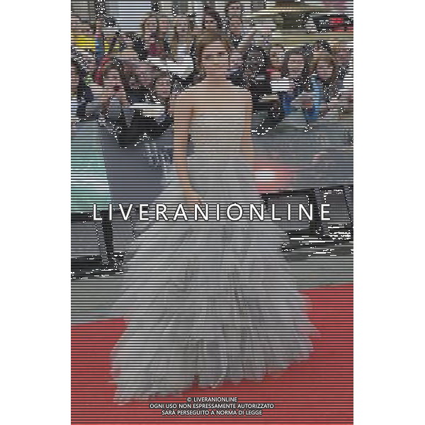 Actress Emma Watson attends the World Premiere of Harry Potter and The Deathly Hallows - Part 2 at Trafalgar Square on July 7, 2011 in London, England.