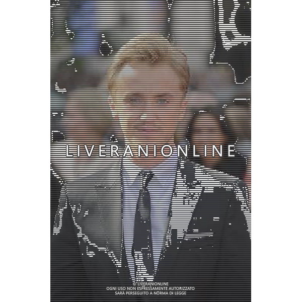 Actor Tom Felton arrives at the World Premiere of \'Harry Potter And The Deathly Hallows Part 2\' in Trafalgar Square on July 7, 2011 in London, England.