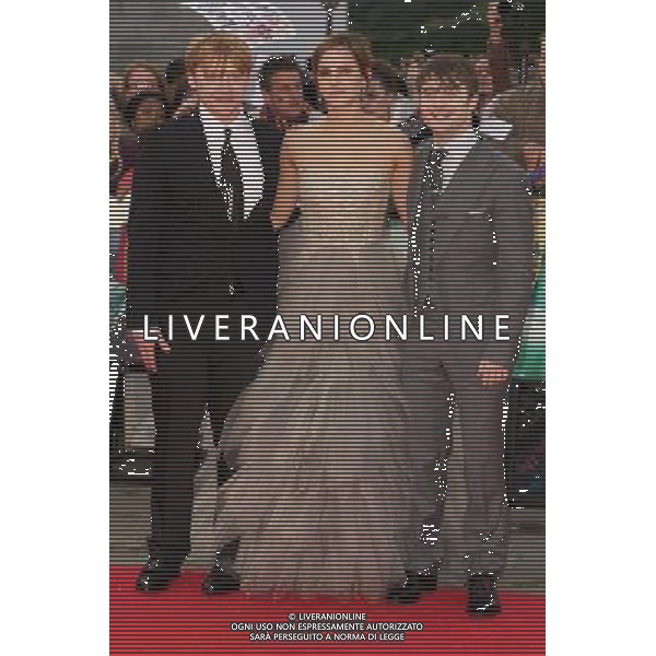 LONDON, UNITED KINGDOM 7 JULY : Pic Shows Rupert Grint attending the World Premier of Harry Potter the Deathly Hallows part two on July, 7th, 2011 in London, England