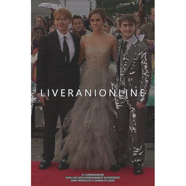 LONDON, UNITED KINGDOM 7 JULY : Pic Shows Rupert Grint attending the World Premier of Harry Potter the Deathly Hallows part two on July, 7th, 2011 in London, England