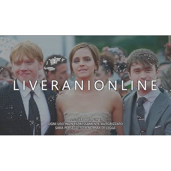 LONDON, UNITED KINGDOM 7 JULY : Pic Shows Rupert Grint attending the World Premier of Harry Potter the Deathly Hallows part two on July, 7th, 2011 in London, England