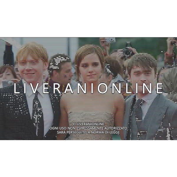 LONDON, UNITED KINGDOM 7 JULY : Pic Shows Rupert Grint attending the World Premier of Harry Potter the Deathly Hallows part two on July, 7th, 2011 in London, England